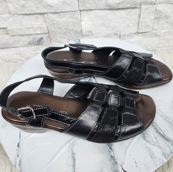 Saimon Leather sandal made in Italy - Picture 3 of 9